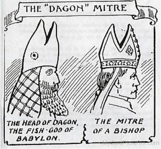 Dagon the fish god - hat